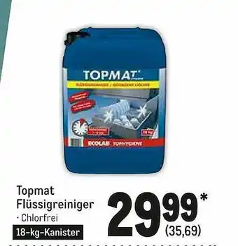 METRO Topmat Flüssigreiniger Angebot