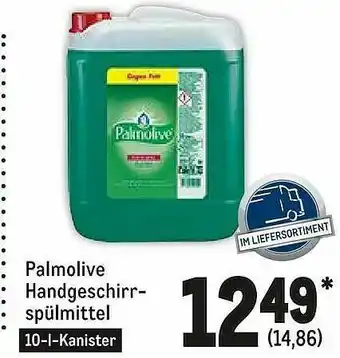 METRO Palmoliv Handgeschirr Spülmittel Angebot