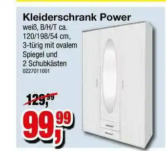 Möbelfundgrube Kleiderschrank Power Angebot