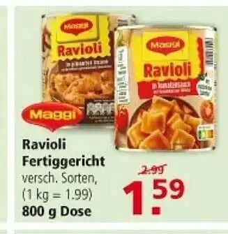 Multi Markt Maggi ravioli fertiggericht Angebot