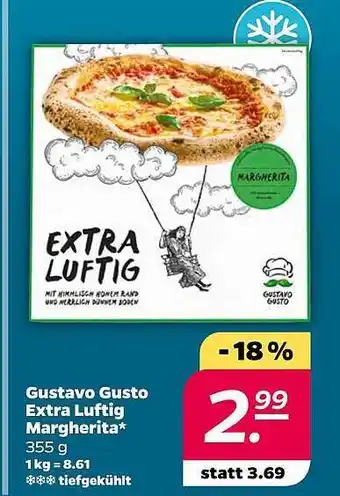 NETTO Gustavo gusto extra luftig margherita Angebot