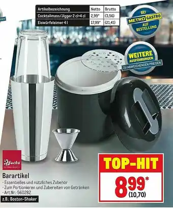 METRO Barartikel Angebot