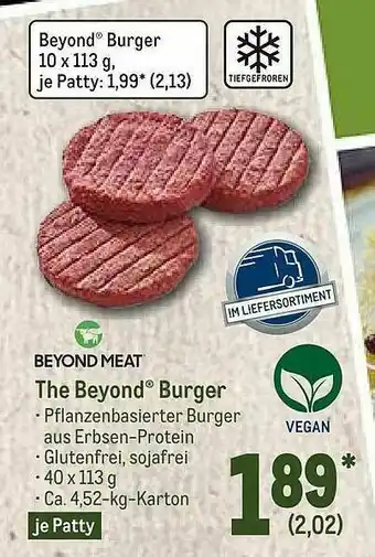 METRO Beyond Meat The Beyond Burger Angebot