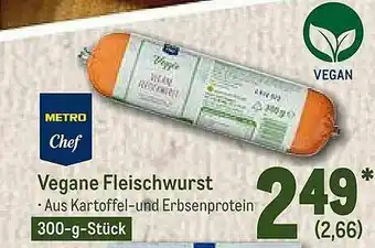 METRO Vegane Fleischwurst Angebot