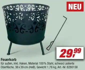 toom Baumarkt Feuerkorb Angebot