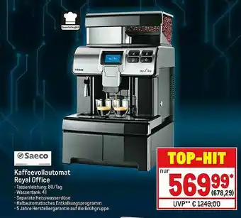 METRO Saeco Kaffeevollautomat Royal Office Angebot