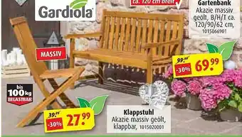 ROLLER Klappstuhl Gartenbank Gardiola Angebot