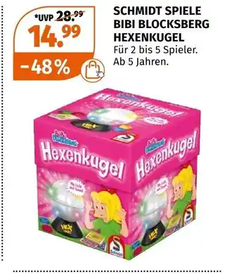 Müller Schmidt Spiele Bibi Blocksberg Hexenkugel Angebot