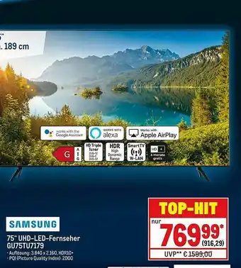 METRO Samsung 75 Angebot