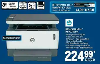 METRO Hp Neverstop Laser Mfp 1202nw Angebot