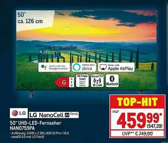 METRO Lg Nanocell 50 Angebot