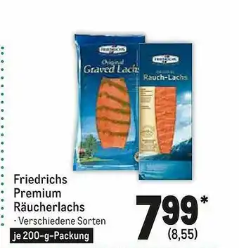 METRO Friedrichs Premium Räucherlachs Angebot