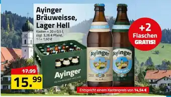 Logo Getränkemarkt Ayinger Bräuweisse, Lager Hell Angebot