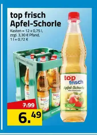 Logo Getränkemarkt Top Frisch Apfel-schorle Angebot