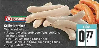 Edeka Rasting Grillwürstchen Angebot