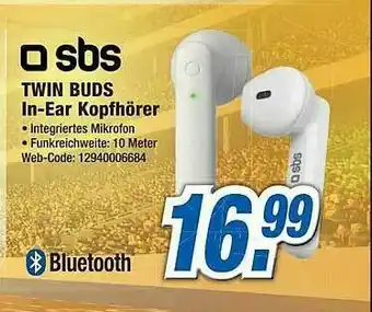 Expert Sbs Twin Buds In-ear Kopfhörer Angebot