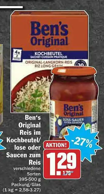 AEZ Ben's Original Reis Im Kochbeutel Oder Lose Saucen Zum Reis Angebot