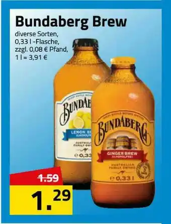 Logo Getränkemarkt Bundaberg Brew Angebot