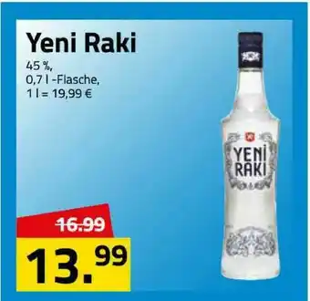 Logo Getränkemarkt Yeni Raki Angebot