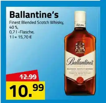 Logo Getränkemarkt Ballantine's Finest Blended Scotch Whisky Angebot