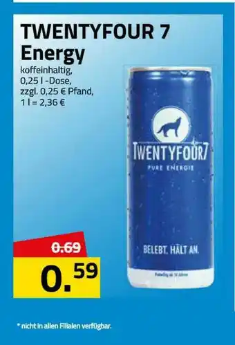 Logo Getränkemarkt Twentyfour 7 Energy Angebot