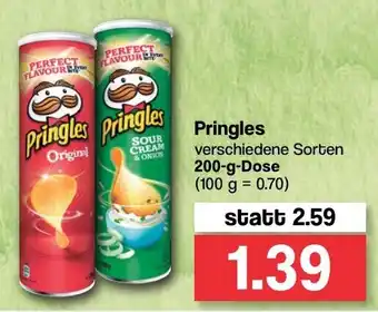 Famila Nord West Pringles 200g Dose Angebot