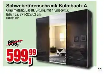 Möbelfundgrube Schwebetürenschrank Kulmbach-A Angebot