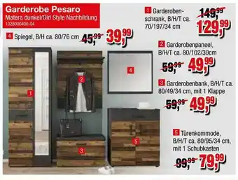 Möbelfundgrube Garderobe Pesaro Angebot