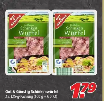 Marktkauf Gut & Günstig Schinkenwürfel Angebot