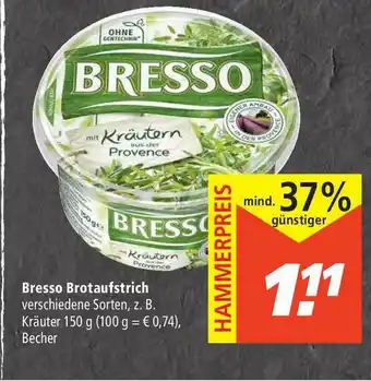 Marktkauf Bresso Brotaufstrich Angebot