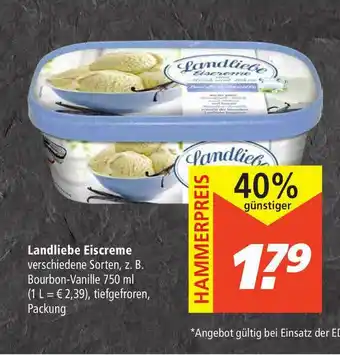 Marktkauf Landliebe Eiscreme Angebot