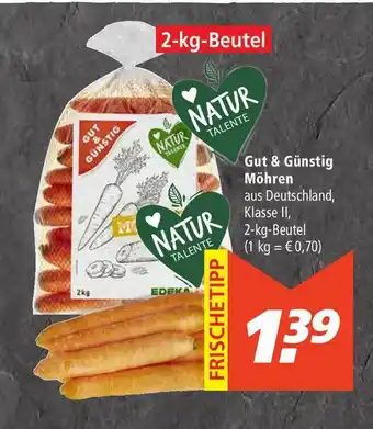 Marktkauf Gut & Günstig Möhren Angebot