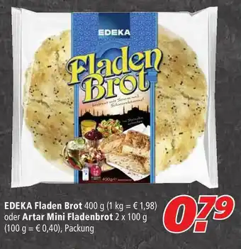 Marktkauf Edeka Fladen Brot Oder Artar Mini Fladenbrot Angebot