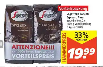 Marktkauf Segafredo Zanetti Espresso Casa Angebot