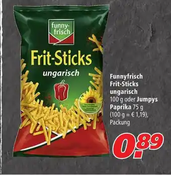 Marktkauf Funnyfrisch Frit-sticks Ungarisch Oder Jumpys Paprika Angebot