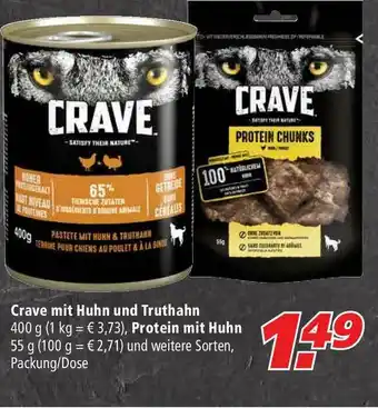 Marktkauf Crave Mit Huhn Und Truthahn, Protein Mit Huhn Angebot