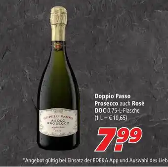 Marktkauf Doppio Passo Prosecco Auch Rosé Doc Angebot