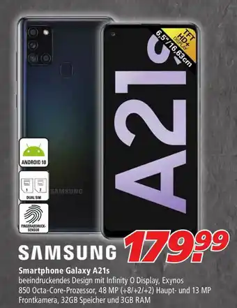 Marktkauf Samsung Smartphone Galaxy A21s Angebot