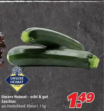 Marktkauf Unsere Heimat - Zucchini Angebot