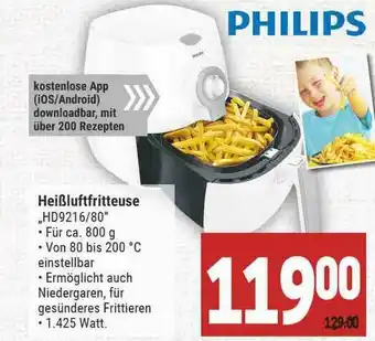 Marktkauf Philips Heißluftfritteuse Angebot