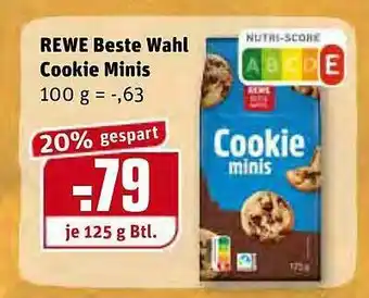 REWE Rewe Beste Wahl Cookie Minis Angebot