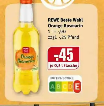 REWE Rewe Beste Wahl Orange Rosmarin Angebot