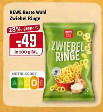 REWE Rewe Beste Wahl Zwiebel Ringe Angebot