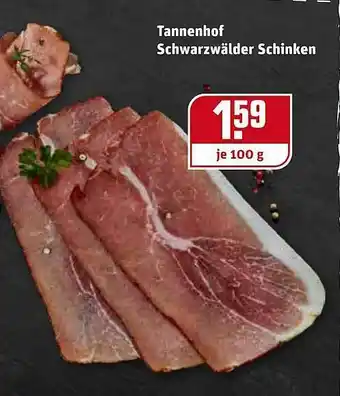 REWE Tannenhof Schwarzwälder Schinken Angebot