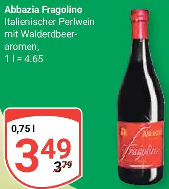 Globus Abbazia Fragolino 0,75 L Angebot