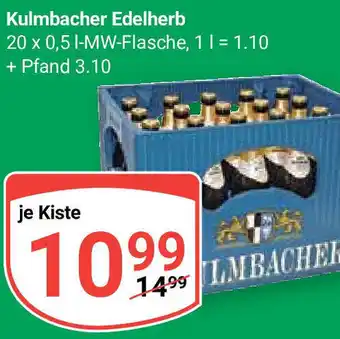 Globus Kulmbacher Edelherb 20x0,5 L-MW Flasche Angebot