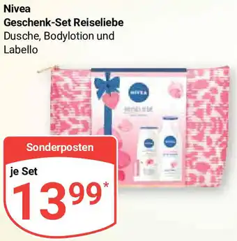 Globus Nivea Geschenk Set Reiseliebe Angebot