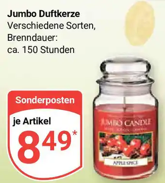 Globus Jumbo Duftkerze Angebot