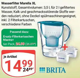 Globus Brita Wasserfilter Marella XL Angebot