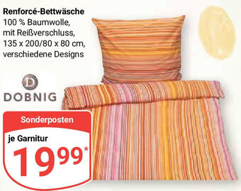 Globus Dobnig Renforcé Bettwäsche Angebot